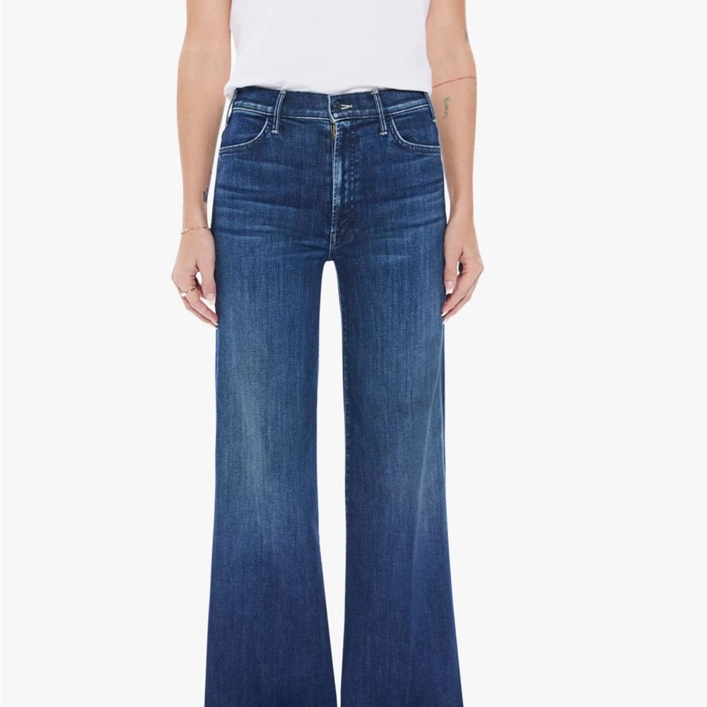MOTHER Blue Flare & Wide Leg Jeans